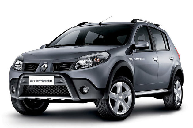 In Sdamerika wird das Auto mit etwas aggressiverer Front als Renault Sandero Stepway verkauft