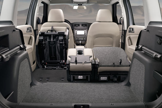 Die Variabilitt mit klapp- und aufstellbaren Fondsitzen stammt im Wesentlichen vom Roomster