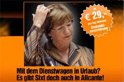 Sixt wirbt mit Dienstwagen-Affre