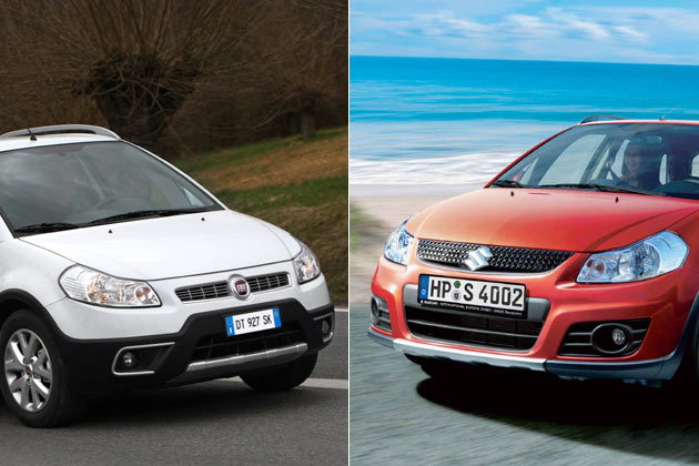 Fiat Sedici und Suzuki SX-4 sind Schwestermodelle. Gebaut werden sie von Suzuki in Ungarn