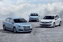 VW zeigt das neue BlueMotion-Trio