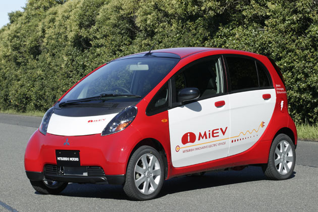 Noch einmal der Mitsubishi i-MiEV. Das sperrige Krzel steht fr »Mitsubishi innovative electric vehicle«