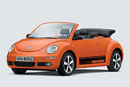 VW New Beetle BlackOrange: Sondermodell mit Design-Zutaten