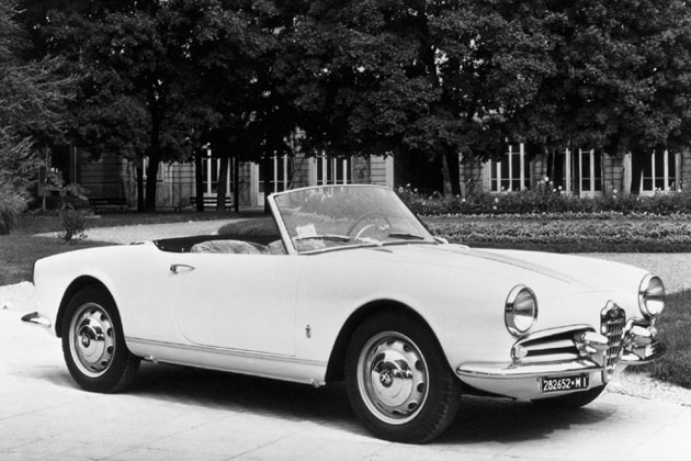 1955 folgte der der offene Giulietta Spider