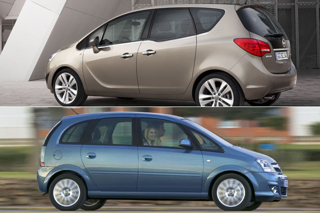 Auch im direkten Vergleich zeigen sich groe Unterschiede, etwa am nun in die Tre integrierten vorderen Fenster, den stehenden Auenspiegeln oder der nach oben auslaufenden Fensterlinie