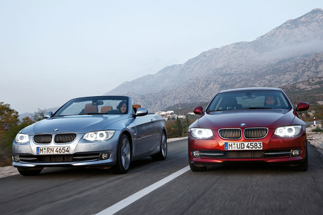 Anderthalb Jahre nach der Auffrischung für Limousine und Kombi lässt BMW nun auch Cabrio und Coupé der 3er-Reihe ein Facelift angedeihen