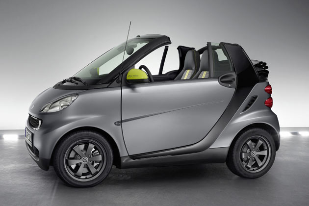 Wichtigstes Merkmal des neuen Fortwo-Sondermodells »edition greystyle« ist die matte Auenlackierung inklusive der Felgen und »