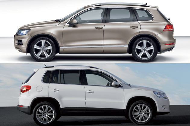 Touareg und Tiguan im Vergleich