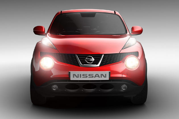 Nochmal der Juke in der auffälligen Frontperspektive