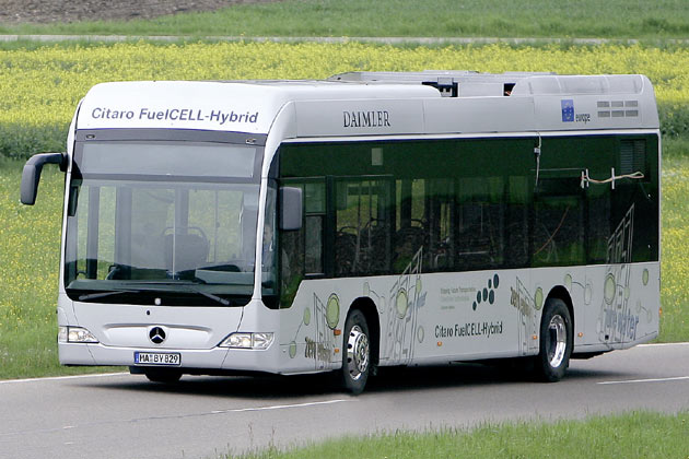 Daimler testet auch Busse mit Brennstoffzellen-Antrieb
