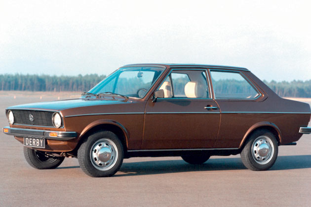 Und das ist der von Audi entwickelte Ur-Derby auf Basis des Audi 50. Er wurde von 1977 bis 1981 gebaut und leistete zwischen 40 und 60 PS
