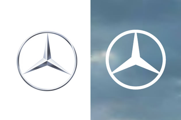 Der klassische Stern geht auf das Jahr 1921 zurck. Erst 2007 nahm ihm Mercedes (auer an den Autos, versteht sich) die Dreidimensionalitt – eine Entscheidung, die nun revidiert wird