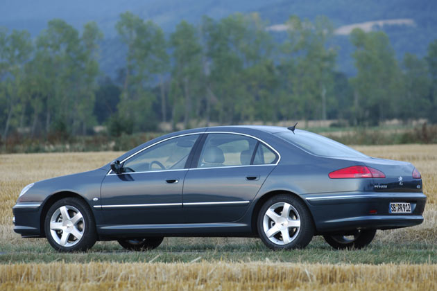 Letzter Blick zurck auf den Peugeot 607, der in Deutschland nie erfolgreich war