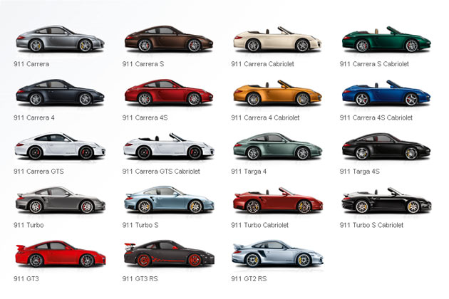 Die Elfer-Palette umfasst inzwischen nicht weniger als 19 Varianten. Im kommenden Jahr drfte Porsche mit der Erneuerung beginnen
