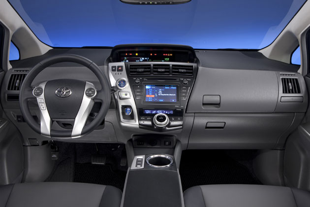 Blick ins Interieur: Toyota mag digitale Zentralinstrumente, schn oder allzu praktisch sind sie nicht