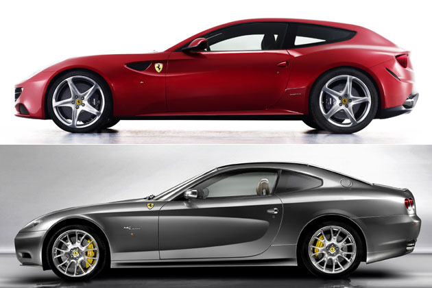 Der Vergleich mit dem 612 Scaglietti verdeutlicht den Paradigmenwechsel im Design