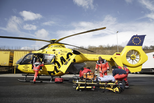 Die meisten Rettungsflge gelten internistischen Notfllen wie Herzinfarkt und Schlaganfall