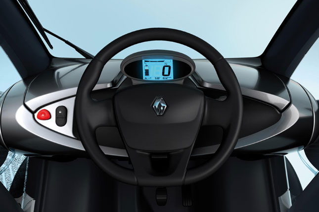 Blick ins Twizy-Interieur