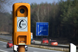 Notrufsulen an Autobahnen auch im Handy-Zeitalter gefragt