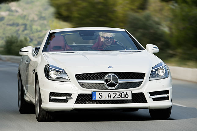Ab September ist der Mercedes SLK erstmals auch als Diesel bestellbar