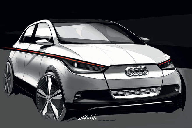 Audi zeigt auf der IAA ein elektrisch angetriebenes Showcar als vagen Ausblick auf den knftigen A2