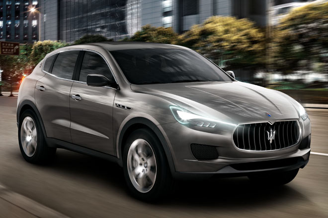 Der groe Wagen wird in etwa zwei Jahren in Serie gehen. Maserati nutzt dabei die Allrad-Kompetenz der Schwestermarke Jeep