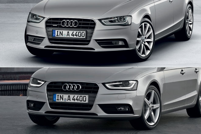 In Sachen Waschdsen hat Audi die Bilder offensichtlich retuschiert. Kennzeichen und Rder knnten dagegen ummontiert worden sein, theoretisch...