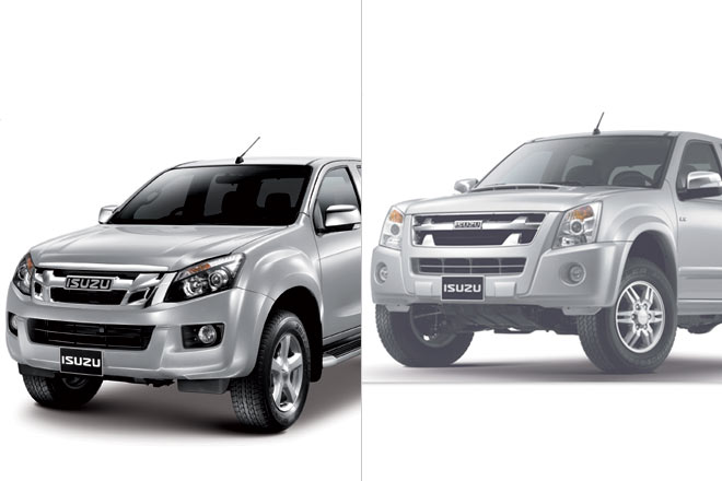 Neues (links) und bisheriges Modell im Vergleich