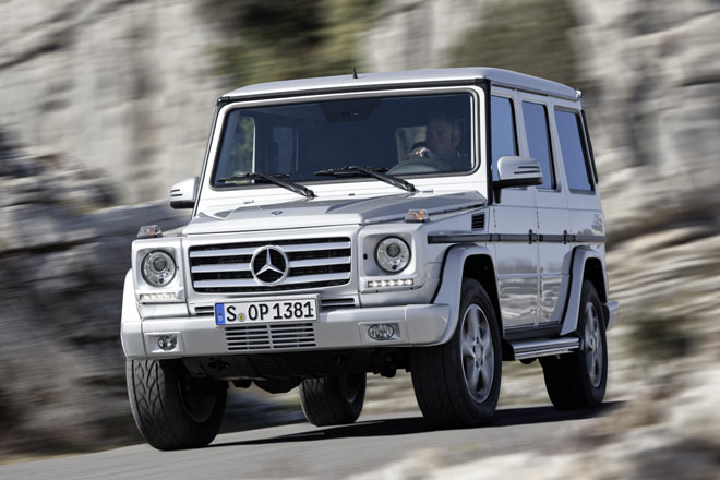 Forever Young: Gestatten, Mercedes G-Modell, x-tes Facelift Frhjahr/Sommer 2012. Mercedes hlt seinen prinzipiell 33 Jahren alten Offroader-Klassiker weiterhin frisch