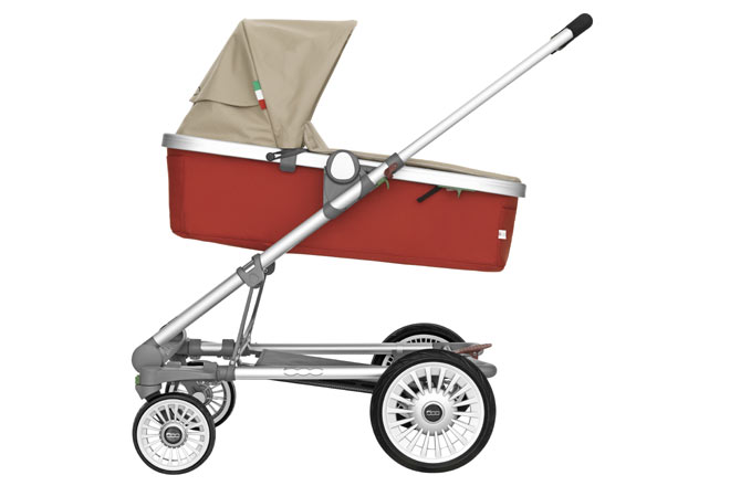Fiat verkauft jetzt einen Kinderwagen mit Designanleihen beim Fiat 500. Das Modell basiert auf dem »Pli Mg« des dnischen Herstellers Seed und wird in rot/beige sowie »