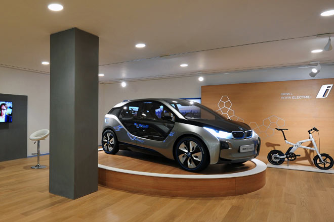 Es handelt sich um einen Showroom zur Imagepflege und Bekanntmachung des i-Konzepts