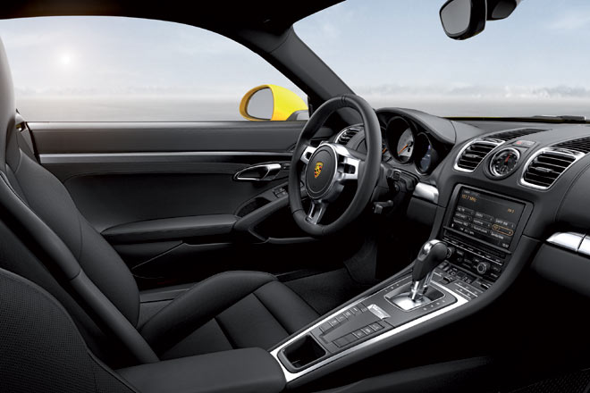 Im Interieur orientiert sich der neue Cayman jetzt natrlich am Boxster und damit auch am 911