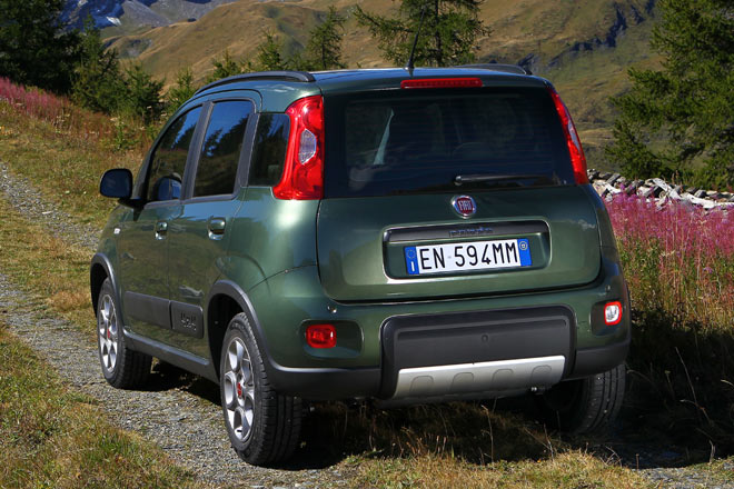 Und so brav sieht der Allrad-Panda in natura aus. Nach wie vor ist er das einzige Modell mit Allradantrieb in der Kleinstwagen-Klasse