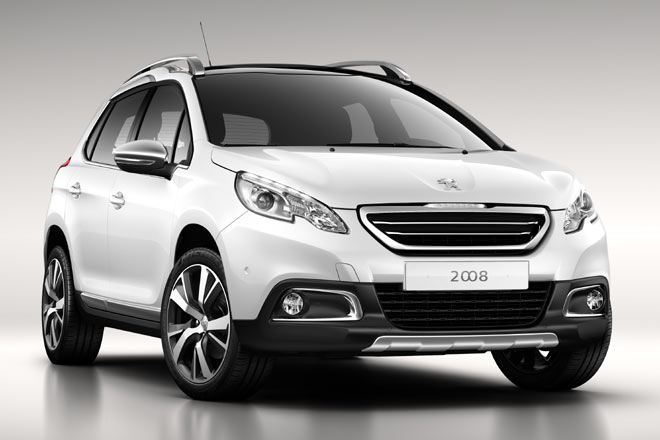 Gestatten, Peugeot 2008. Die Crossover- respektive SUV-Variante des Kleinwagens 208 steht auf dem Genfer Salon im Mrz im Rampenlicht des Peugeot-Auftritts