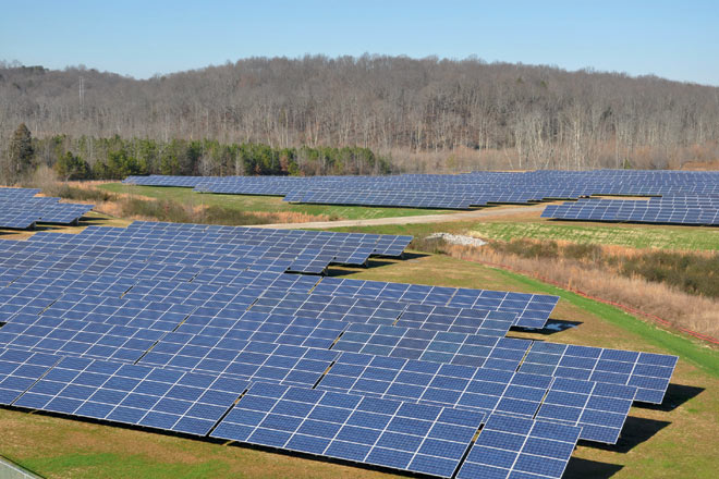 Volkswagen hat in Chattanooga den »Volkswagen Chattanooga Solar Park« in Betrieb genommen