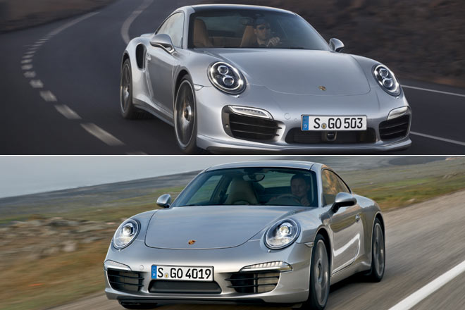 Auch die Front ist beim Turbo eigenstndig gestaltet, aber weniger auffllig als das Heck