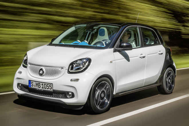 Nochmal der Forfour in anderer Lackierung. Insgesamt gibt es knftig deutlich mehr Farben und Farbkombinationen als bislang