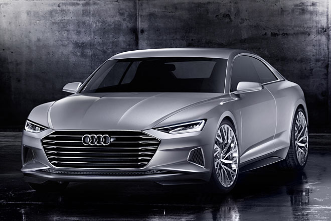 Gestatten, Audi prologue. Das Showcar gibt in L.A. einen Ausblick auf das knftige Design der Marke