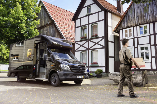 Zusteller-Romantik aus dem Photoshop-Labor: Die neuen Fahrzeuge sind sicherer, ergonomischer und umweltfreundlicher