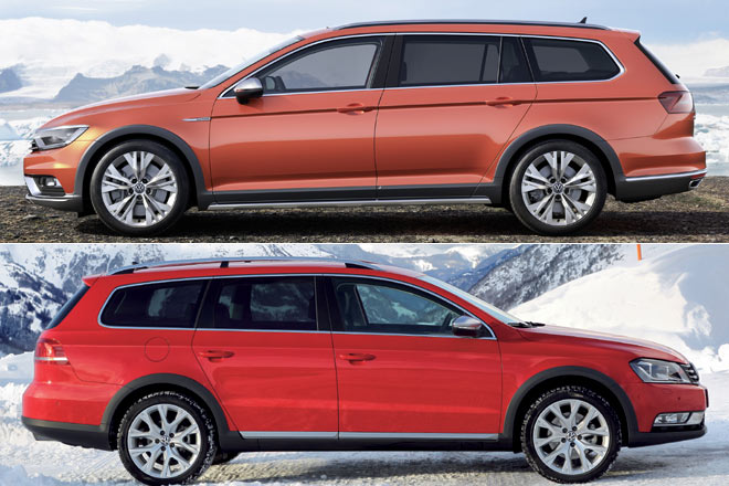 Neuer und alter Alltrack im Vergleich: Jedenfalls aus dieser Perspektive ist der Fortschritt klar (Bilder sind nicht mastabsgerecht zueinander)