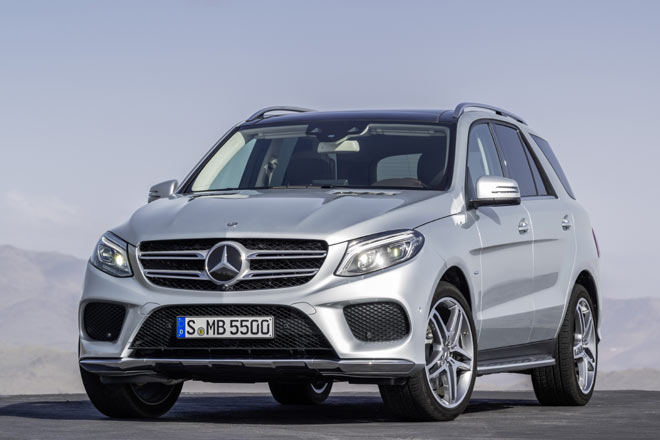 Neu im Angebot ist der GLE 500e mit V6-Otto-Hybridantrieb, der sich auch optisch eigenstndig in Szene setzt