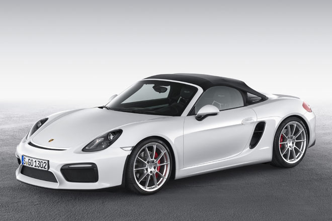 Geschlossen sieht der Spyder so aus. Mit 375 PS beschleunigt der Spyder in 4,5 Sekunden auf Tempo 100
