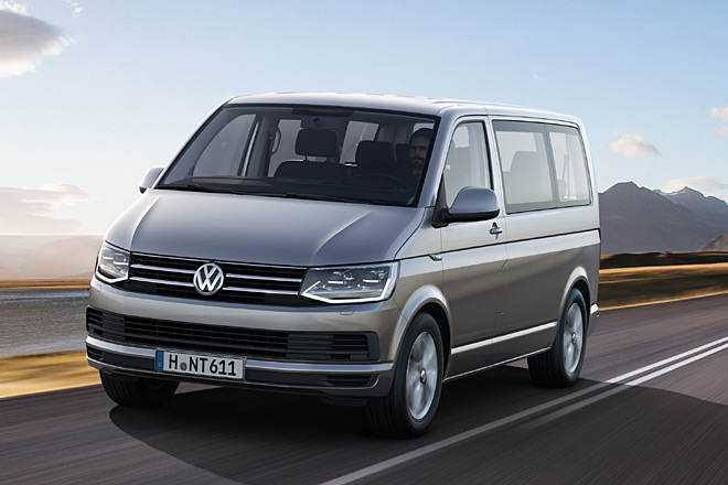 Der Caravelle als Bindeglied zwischen Transporter/Kombi und Multivan wird fortgefhrt und erstmals auch als Highline (Bild: Comfortline) verkauft