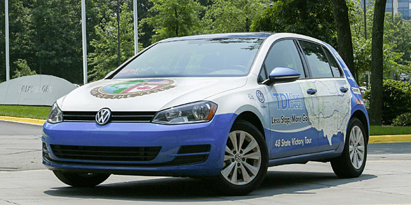 VW Golf: Verbrauchsrekord auf USA-Tour
