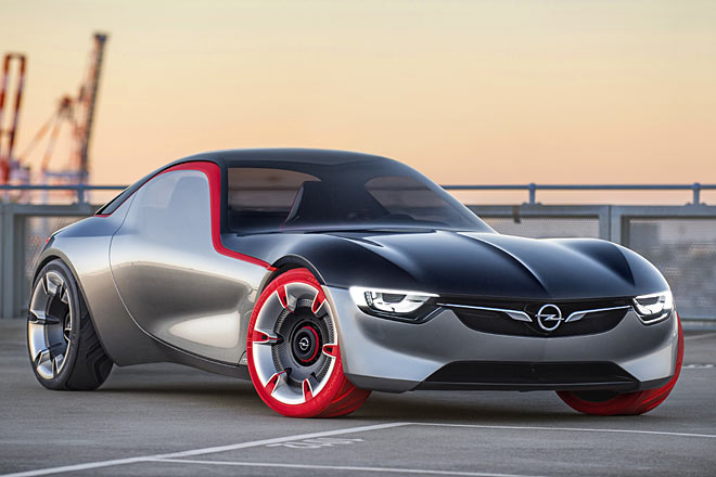 Man werde Opel mit anderen Augen sehen, hatte Opel-Chef Neumann vorab versprochen. Gemeint ist der GT Concept für den Genfer Autosalon