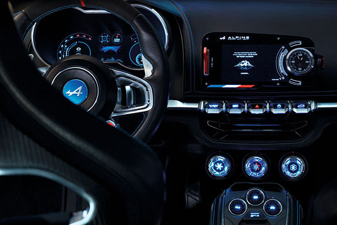 Ziemlich digital, ziemlich verspielt: Blick ins Interieur der Studie