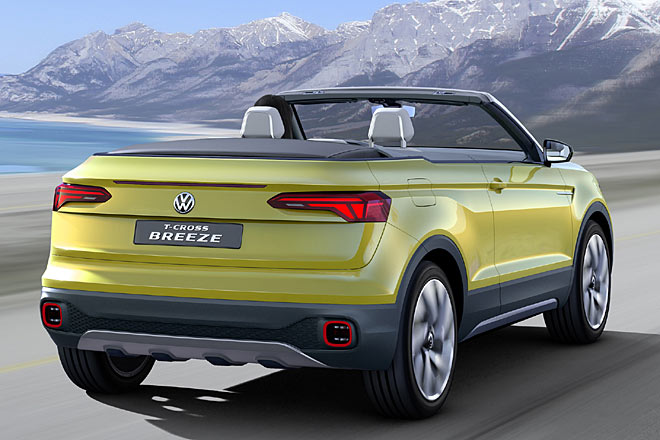 Auch am Heck setzt der T-Cross Breeze auf Zusatzleuchten in der Schürze