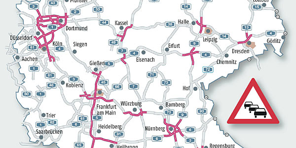 ADAC-Stauprognose für Ostern 2016