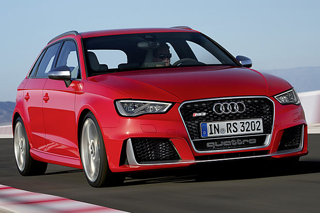 Über die Zukunft des RS3 Sportback mit aktuell 367 PS hat Audi sich noch nicht geäußert