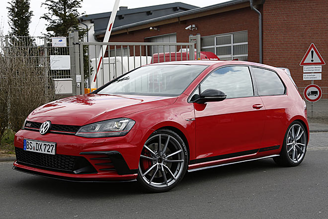 VW testet die neue GTI-Topvariante Clubsport S derzeit ungetarnt